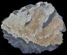 Fluorite Cube Cluster with Calcite Crystals - Pakistan #38652-1